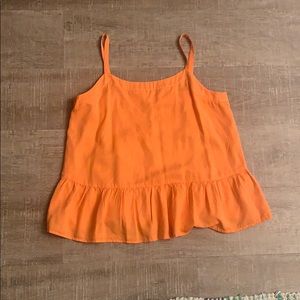 Orange tank top